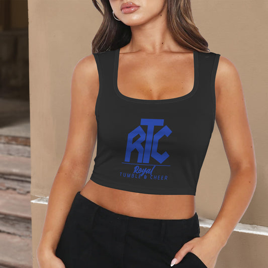 Women's Square Neck Crop Tank Top