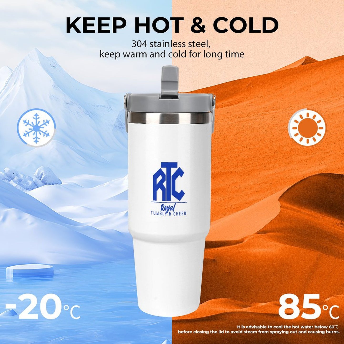 Tumbler with Top Handle