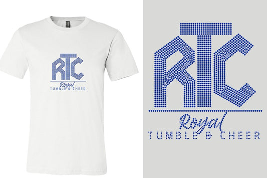 Rhinestones  Royal Tumble and Cheer RTC Unisex t-shirt