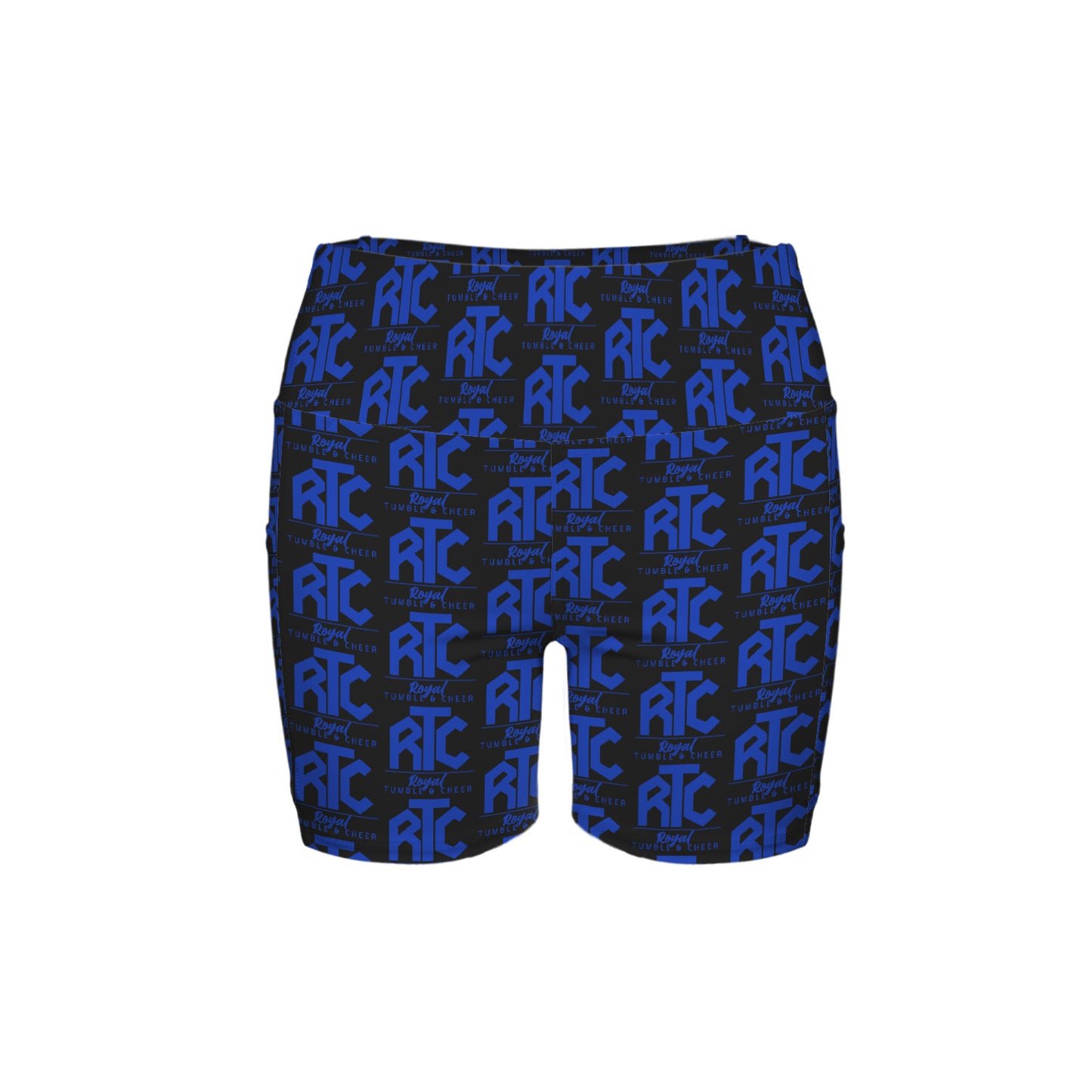 High Waist Deep Pockets Yoga Shorts