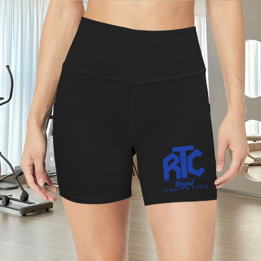 High Waist Deep Pockets Yoga Shorts